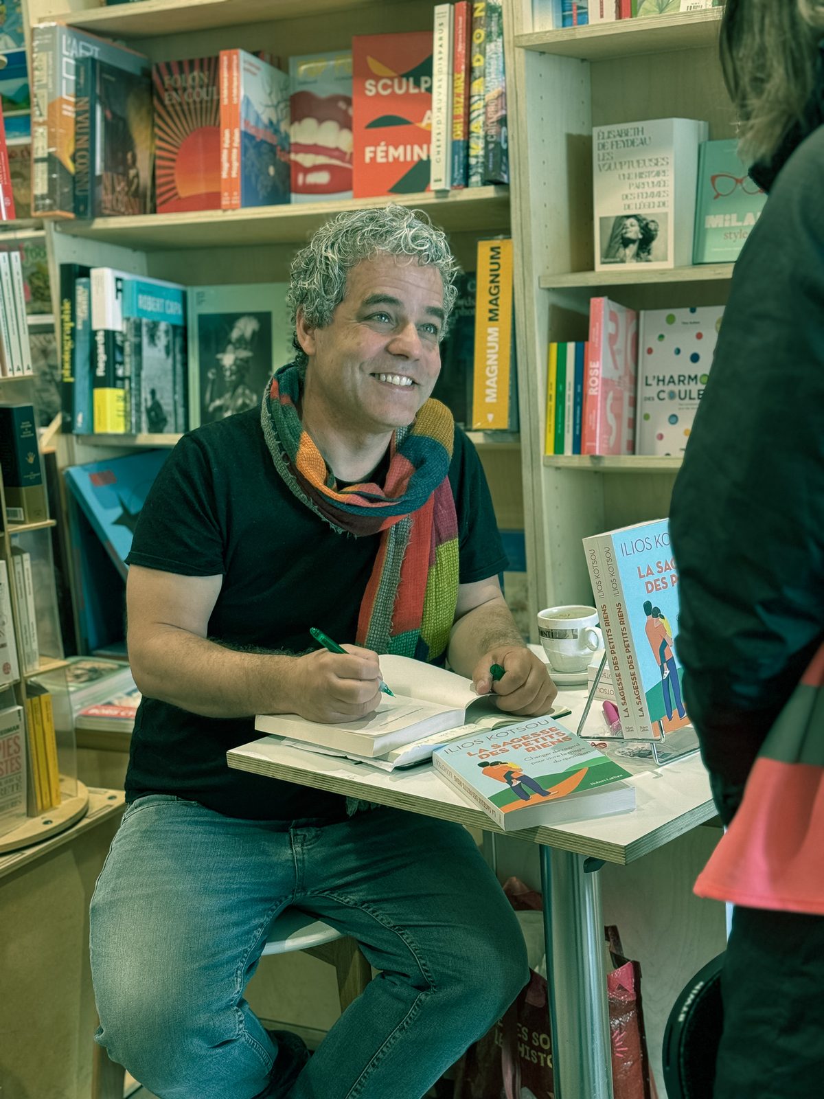 Ilios Kotsou dédicace La sagesse des petits riens